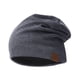 thumbnail image 1 of Gorro de punto Jumpingount para hombre y mujer transpirable cálido color sólido gorro elástico Unisex Sombreros Armada, 1 of 6