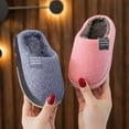 thumbnail image 5 of Rinsvye Kids Shoes F Flat Fuzzy Slides For Girls Home Cotton Slippers Comfortable Kids Dance Warm Up Booties Soft Bottom Warm Cotton Kids Slippers Animal Slippers Kids Winter Slippers Kids Shoe, 5 of 6