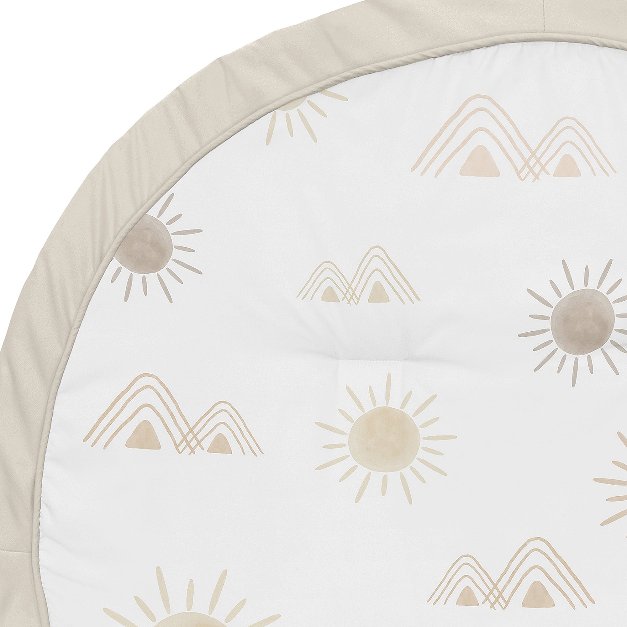 Sweet Jojo Designs Desert Sun Beige Taupe and Gold Baby Play Mat