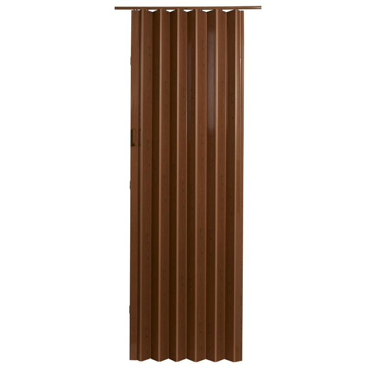 Spectrum 32 Inch x 96 Inch Folding Door in Pecan Brown - Walmart.com