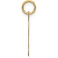 thumbnail image 2 of 14k Yellow Gold Polished Musical Note Charm - 21mm, 2 of 6