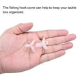 thumbnail image 5 of Uxcell Plastic Fishing Hook Bonnets Treble Hook Covers Fit for 1,2,3, White 50 Pack, 5 of 6