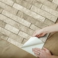 thumbnail image 5 of InHome Stone Natural Peel and Stick Rolled Backsplash, 5 of 6