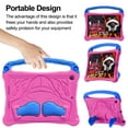 thumbnail image 2 of TECH CIRCLE for Samsung Galaxy Tab S9 FE (10.9"), Galaxy Tab S9/S8/S7 Case 11", Cute Boxing Shockproof Hard Case with Handle/Kickstand/Shoulder Strap, Protective Lightweight Kids-Friendly Cover, Rose, 2 of 8