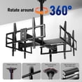 thumbnail image 5 of PartyKindom Ceiling TV Mount Commercial Grade 4 Black Adjustable for 32-65 Inch Tvs, 5 of 13