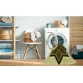 thumbnail image 2 of Ahgly Company Machine Washable Indoor Square Transitional Bakers Brown Area Rugs, 4' Square, 2 of 7