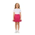 thumbnail image 6 of Fozruso School Uniform Pleated Skirt For Girls, Summer A Line Skirt Tennis Skirts with Elastic Waist(Red), 6 of 6