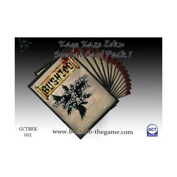 GCT Studios Kage Kaze Zoku Special Card Pack #1 New