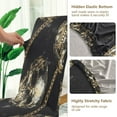 thumbnail image 4 of BZSMCE Chairs Slipcovers Dining Chair Covers Skeletons Wearing Gold Creative Pattern, 4 of 7