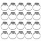 thumbnail image 4 of 20 piezas Base de anillo plano ajustable de acero inoxidable semiacabado accesorios de joyería DIY 12mm, 4 of 5