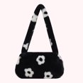 thumbnail image 3 of (Tamaño Del Inferior A 35*28*1 9 Cm) Mini Bolso Hombro para Mujer Informal Retro Combina Con Felpa para Axila Y, 3 of 9