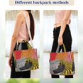 thumbnail image 4 of FORMRS Womens Corduroy Tote Bag Crossbody Shoulder Handbag with Pocket, Abstract Boat, 4 of 7
