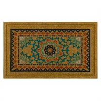 Mohawk Home Ornate Medallion Outdoor Polyester Door Mat, Multi, 1' 6" X 2' 6"