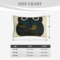 thumbnail image 6 of Naloa Owl with Mandala Pillowcase, Throw Pillowcase, Wrinkle-Free, Stain-Resistant with Hidden Zipper for Bedroom Sofa - 16"x24", 6 of 9