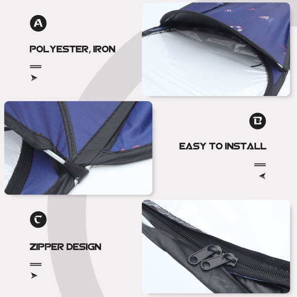 unbranded Toldo Para Motocicleta Eléctrica Protector Solar Y Lluvia Material Poliéster Fácil De Instalar Multi