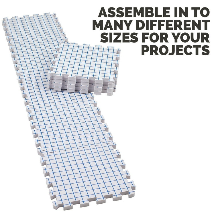 KnitIQ Replacement Blocking Mats for Knitting and Crochet Projects - Extend  Your Existing Blocking Mats for Larger Projects - 0.75 Extra Thick