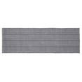 thumbnail image 2 of Home Weavers Woolen Silk Ribbed Living Room Rug, Machine Washable Area Rugs, Rug For Living Room, Non Slip Runner Rugs, Kitchen Runner, Soft Foldable Indoor Floor Carpet, Easy To Clean, 2' x 6', Grey, 2 of 3