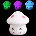 thumbnail image 4 of Toys 50% Off Clear! Mushroom Silicone Lamp, Cute Hug Mushroom Night Light with Timer, Squishy Dimmable Light for Baby Nursery, Rechargeable LED Portable Touch Nightlight, Kawaii Christmas Gifts, 4 of 8
