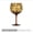 Apple cup, variant on Vintage Leopard Print Wine Glass - Large Capacity Crystal Goblet for Red Wine - Retro Amber Stemmed Cup