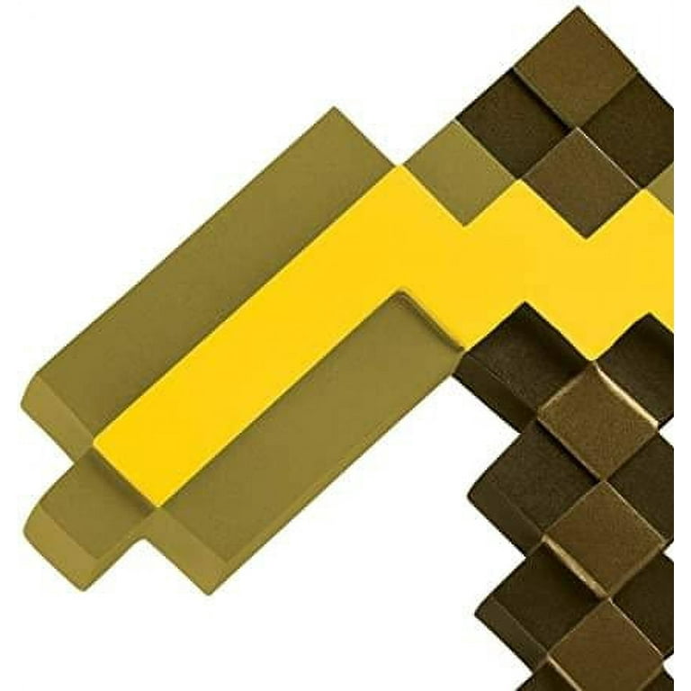 Gold Minecraft Sword, Official Minecraft Costume Accessory for Kids, Single  Size Video Game Costume Prop