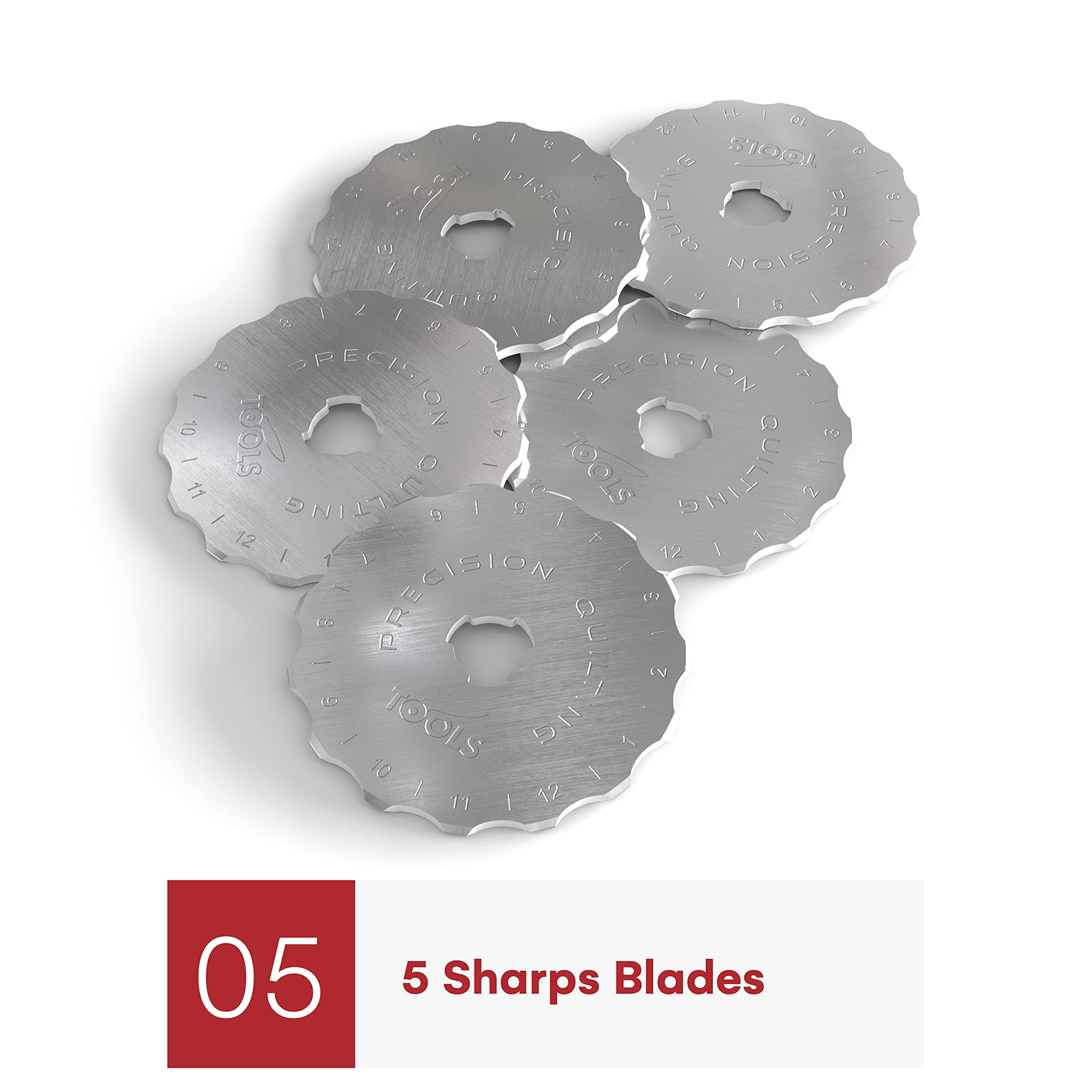 Precision Quilting Tools 45mm Rotary Blade 5 Count