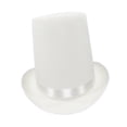 thumbnail image 3 of GUOOL Top Hat Comfortable Creative Gift Costume Accessory for Stage Show Roles Playing White, 3 of 6