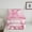 Pink K, variant on jejeloiu Monogrammed A Bedding Comforter Set,Cute Girls Bowtie Twin Comforter Sets,Pink Glitter Print Bedding Set For Child,Microfiber Room Decorative Reversible,2pcs