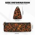 thumbnail image 4 of Xecao Daisies Print Leather Pencil Case -Stationery Bag Pen Holder for Work & Office, 4 of 5