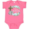 thumbnail image 3 of Inktastic Easter He Has Risen with Cross and Flowers Boys or Girls Baby Bodysuit, 3 of 5