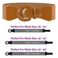 thumbnail image 5 of WHIPPY Women Elastic Wide Belt, Stretch Waist Belt for Dresses, 5 of 6