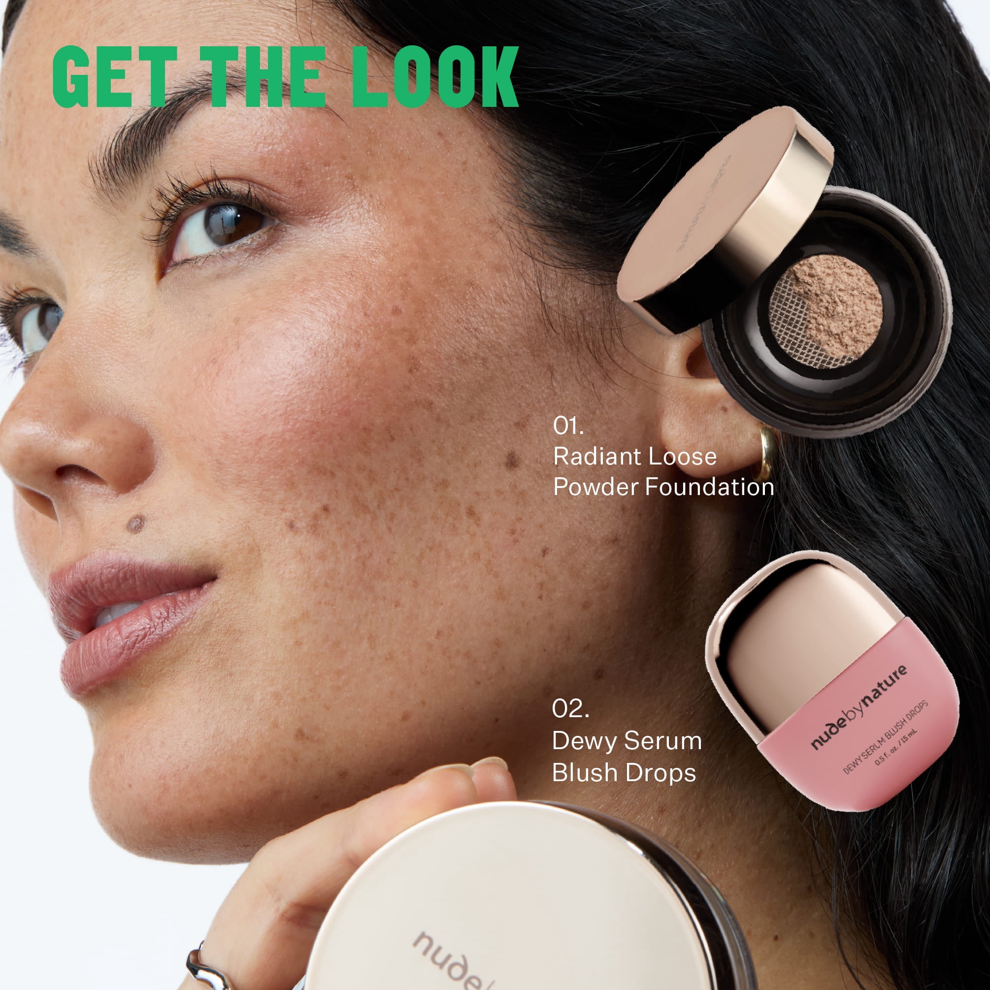 Nude by Nature Radiant Loose Powder Foundation, W1 Light