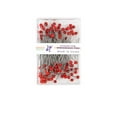 thumbnail image 1 of 100Pcs Sewing Pins Straight Pin for Fabric, Pearlized Ball Head Quilting Pins Long 1.7inch, Corsage Stick Pins for Dressmaker, Jewelry DIY Decoration, Craft and Sewing Project, 1 of 7
