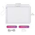 thumbnail image 3 of Mesa de luz DIAMOND ART CLUB A4 USB LED 36 x 27 cm, 3 of 6