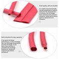 thumbnail image 5 of Gamvdout Red Heat Shrink Tubing 2:1 Dia0.6mm-80mm,Marine Grade Heat Shrink,Wire Heat Shrink Tubing Insulation Seal Against Moisture Corrosion and Air Leakage, 5 of 7