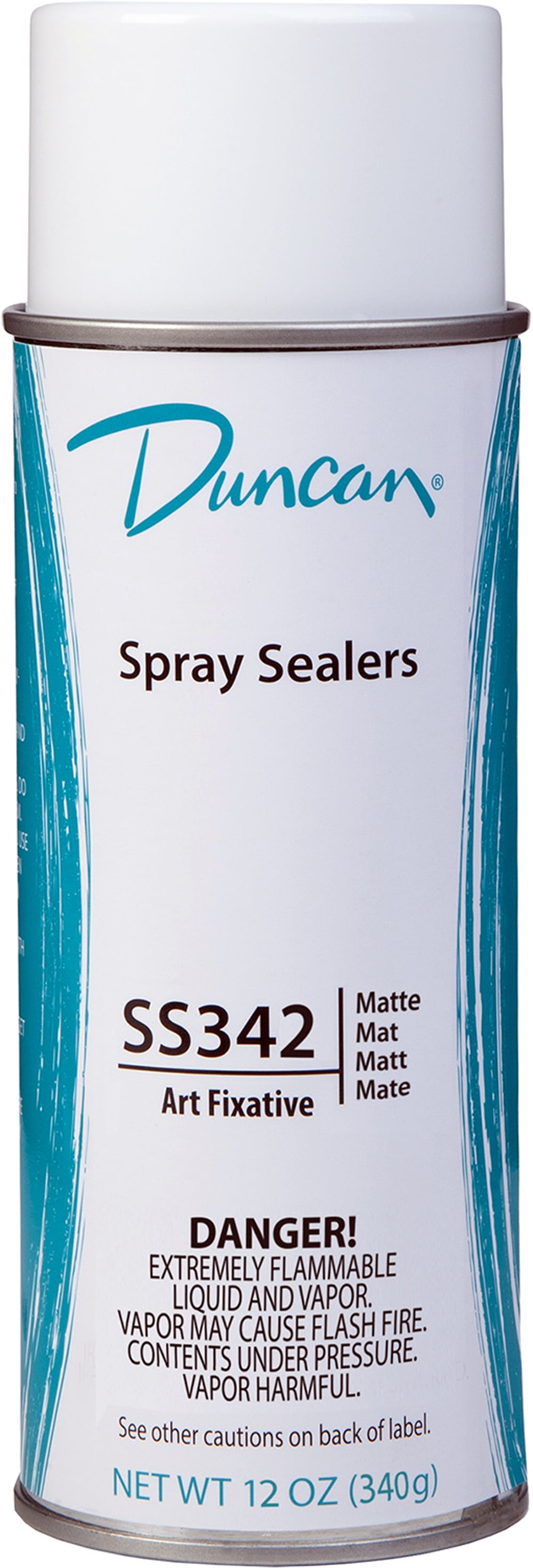 Duncan Ceramic Spray Sealer SS342 Matte Clear Art Fixative 12 Ounce
