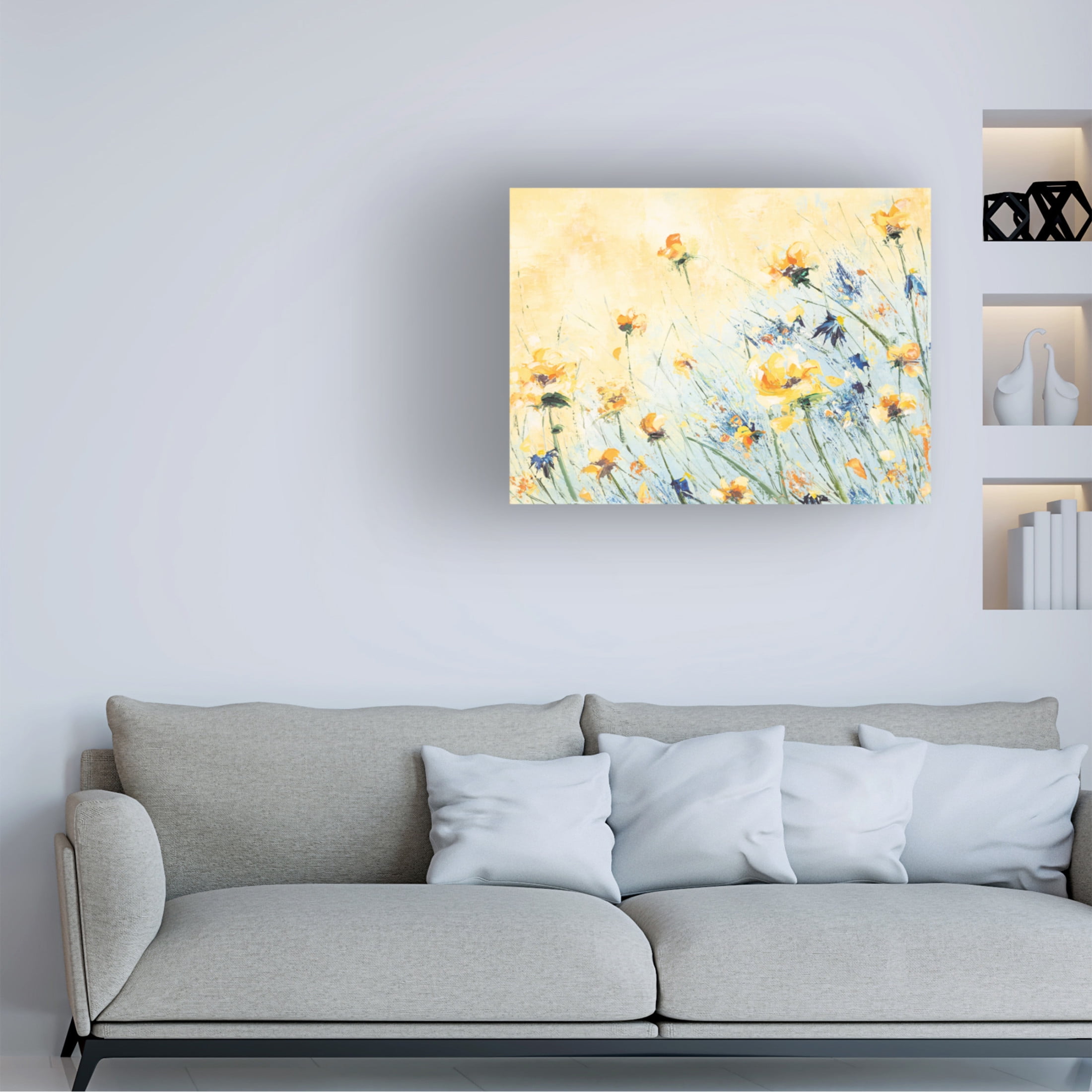 Canvas Wall Art - Emma Coghlan 'Build Me Up Buttercup' Wall Art for Living Room, Bedroom, or Office Décor by Trademark Fine Art - 19 x 14 Inches