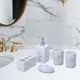 thumbnail image 4 of 5x Juego De Accesorios De Tocador De Baño Para Tocador De Baño Encimera Hotel White Sunnimix Plato de jabón de baño, 4 of 7
