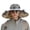 Z12-Khaki, variant on FUZHIQ Super Wide Brim Solar Fan Hat for Men Women, Two Fans Rechargeable UV Protection Cooling Sun Hat for Hiking Camping Backpacking Outdoor,One Size