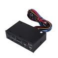 thumbnail image 4 of Panel Multifunción Frontal De 5,25 "Usb3.0 Hub Media Dashboard Pc Lector De Tarjetas Interno Monstrate EL006885-00, 4 of 6
