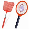 thumbnail image 2 of Plastic Telescopic Fly Swatter & Electric Handheld Bug Zapper Racket for Camping - Powerfull Zapper Racket for Flies/Bug & Mosquito - Portable Fly Zapper (2 AA Batteries not Included), 2 of 8