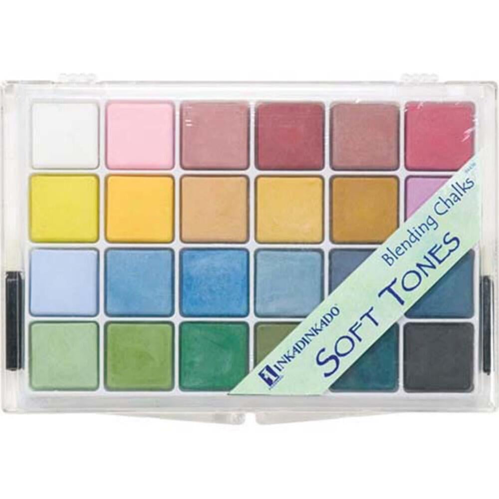 Inkadinkado Soft Tones Blending Chalks Artist Tool