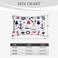 thumbnail image 6 of Fotbe Sailing Marine Travel Pillow Cases - Envelope Closure - Luxury, Extra Soft, Cooling Pillow Covers - Wrinkle, Fade, Stain Resistant-, 6 of 9
