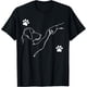 thumbnail image 1 of Dog and People Punch Hand Dog Friendship Fist Bump Dog and People - Camiseta con patas de perro, 1 of 2