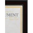 thumbnail image 2 of Hometrends Harrison Certificate Frame 8.5x11in Cherry, Wall Document Frame, 2 of 4