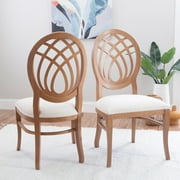 Linon Osborne Dining Chair, Set of 2, Brown/Gray