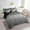 Gray, variant on Gray Bowknot Comforter Set 7 Piece Bed in a Bag Twin,Antique Victorian Damask Bedding Set,Bow Knot Comforter and Sheet Set Vintage Floral Gothic Bed Set,Exotic Baroque Flowers Bohemian Decor