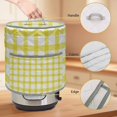 thumbnail image 2 of Farmhouse Farm Pressure Cooker Cover Minimalism Yellow Buffalo Check Plaid Holiday Theme Dust Cover for Kitchen Appliances with Top Handle & Storage Pockets, Fits 6 Quart Instant Pot, Air Fryer, 2 of 9