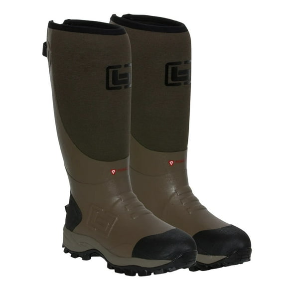 Banded Men's Black Label Elite Hybrid 16" Waterproof Rubber Boots Neoprene Marsh Brown 9 D