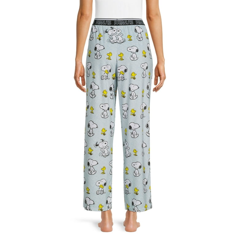 Peanuts Women's and Women's Plus Size Snoopy Plush Sleep Pants, Sizes XS-3X