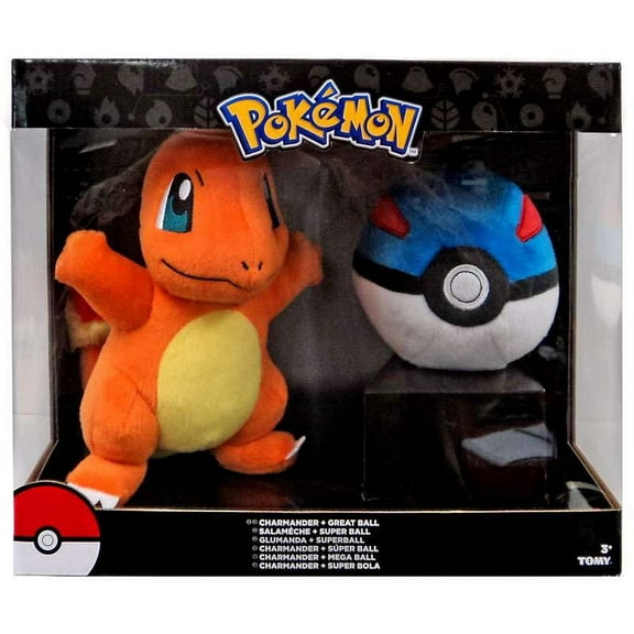 Pokemon Charmander & Great Ball Plush